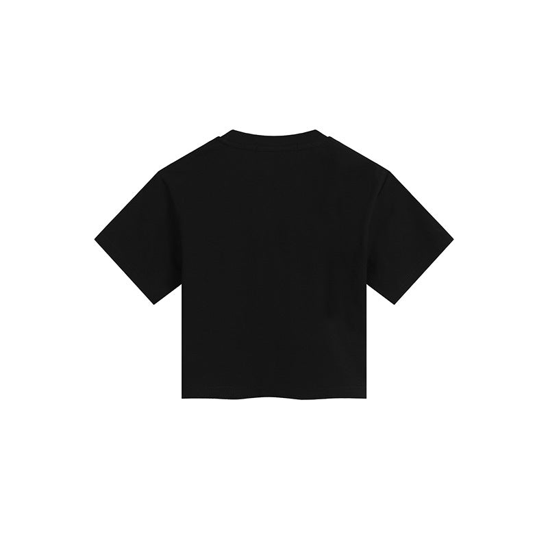After Prom Shirt Short Summer T-shirt Fashion Brand Retro Hot Girl T-shirt Slim Fit