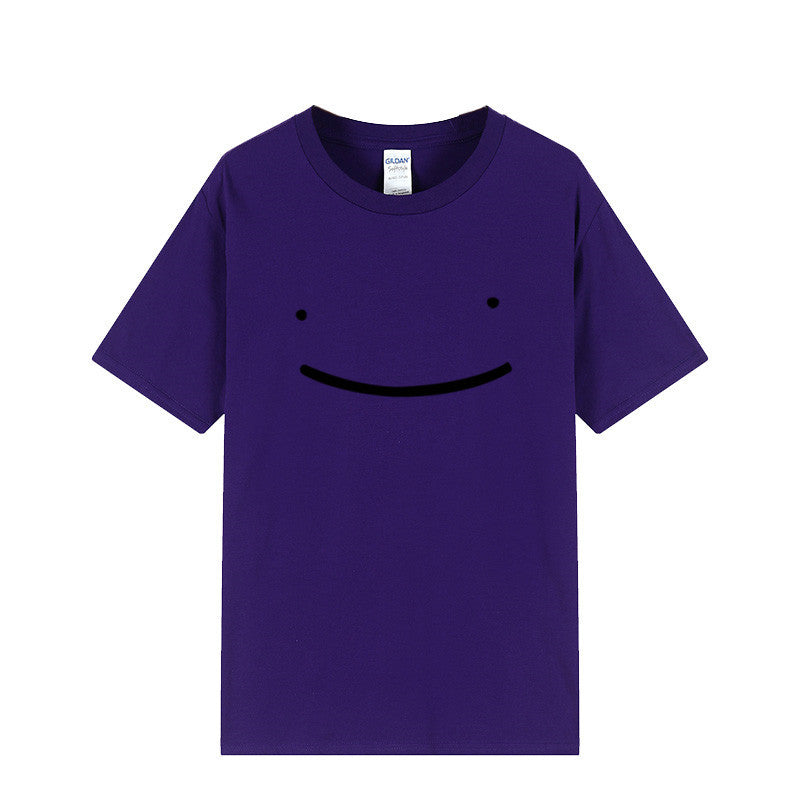 Dreamwastaken Novelty Hoodies Dream Merch Shirt 2D Printed Short Sleeve Round Neck Loose T-shirt