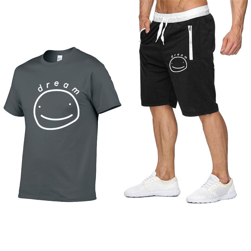 Dreamwastaken Novelty Hoodies Dream Merch Shirt Printed Short Sleeve T-shirt Set