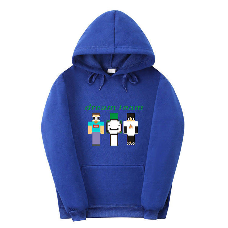 Dreamwastaken Novelty Hoodies Dream Merch Shirt 2D Printed Casual Fashion Loose Hooded Sweater