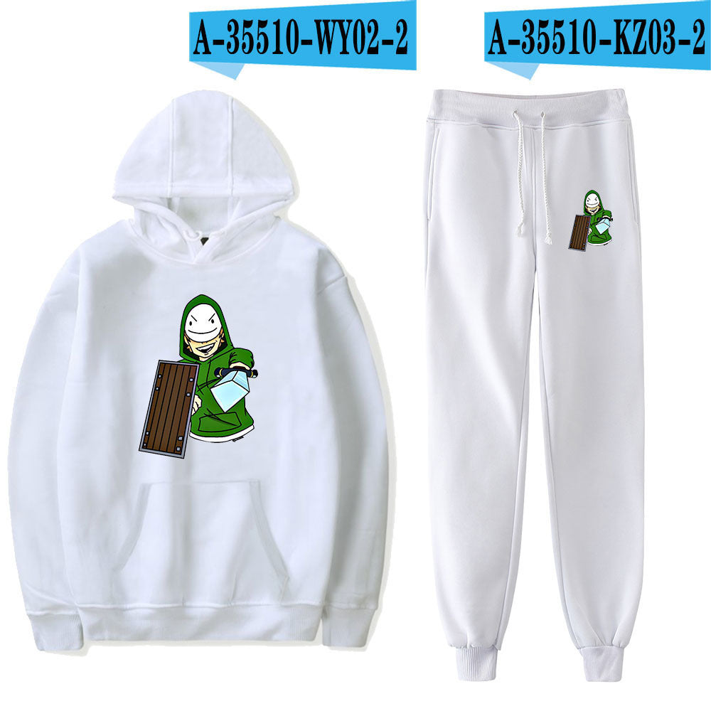 Dreamwastaken Novelty Hoodies Dream Merch Shirt Fashion Casual Printing Hoodie Ankle Banded Pants Suit