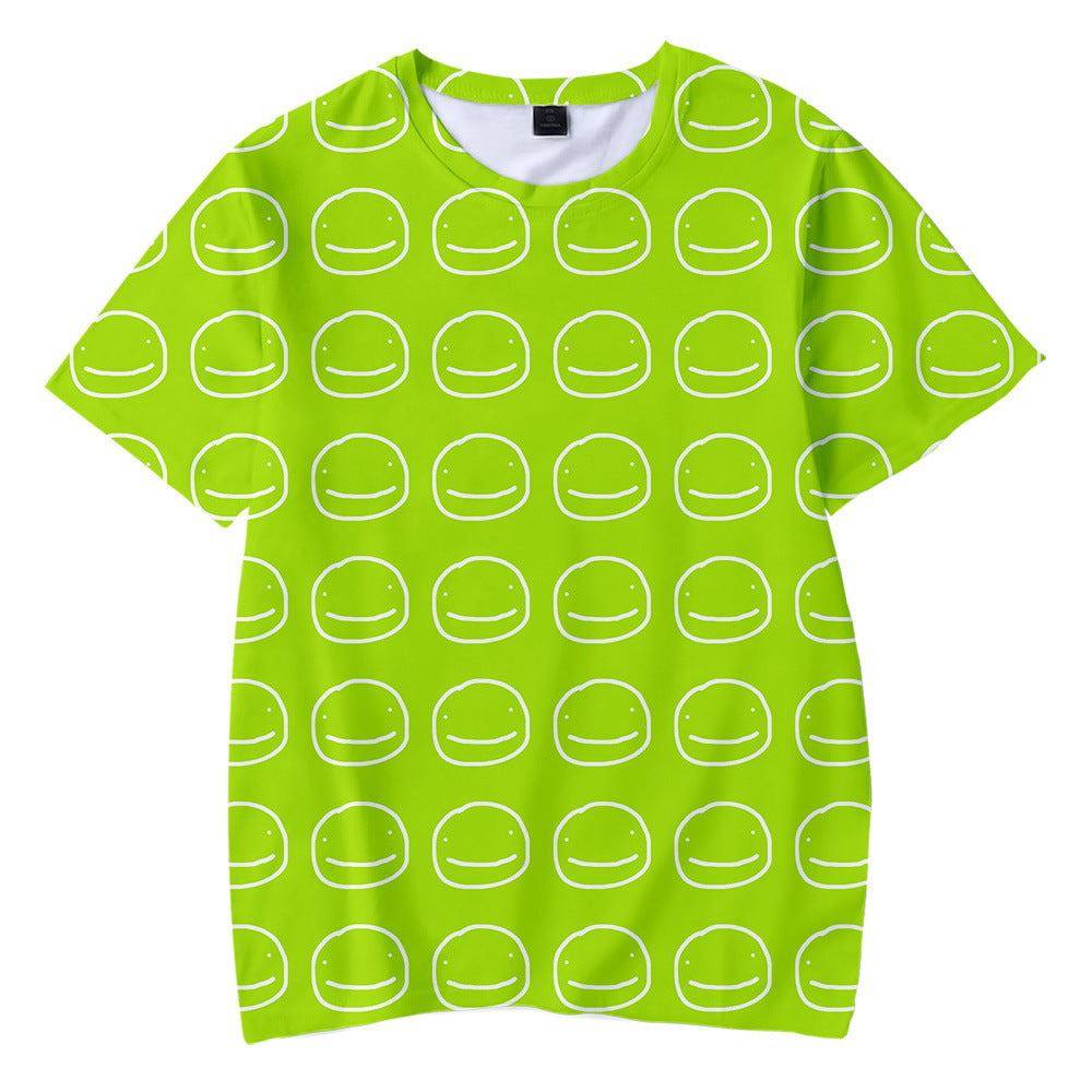 Dreamwastaken Novelty Hoodies Dream Merch Shirt Fashion Casual Exercise 3D Printed Short-Sleeved T-shirt