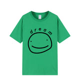 Dreamwastaken Novelty Hoodies Dream Merch Shirt Printed Casual Stylish Loose Short Sleeve T-shirt
