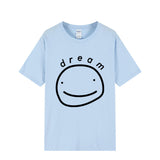 Dreamwastaken Novelty Hoodies Dream Merch Shirt Printed Casual Stylish Loose Short Sleeve T-shirt