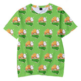Dreamwastaken Novelty Hoodies Dream Merch Shirt 3D Printed Casual Fashion Short Sleeve T-shirt