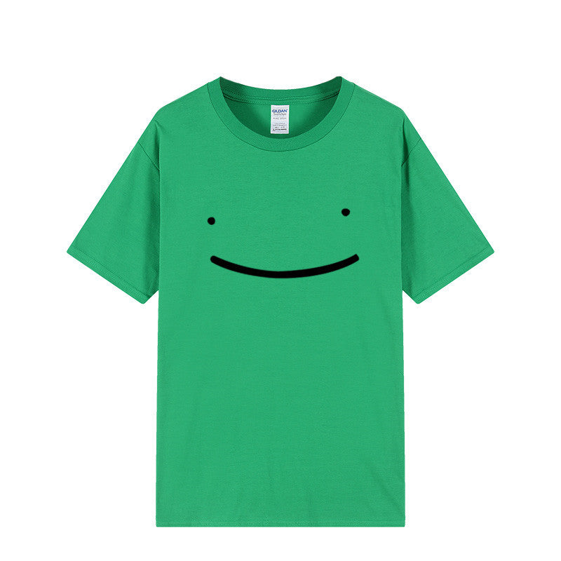 Dreamwastaken Novelty Hoodies Dream Merch Shirt 2D Printed Short Sleeve Round Neck Loose T-shirt