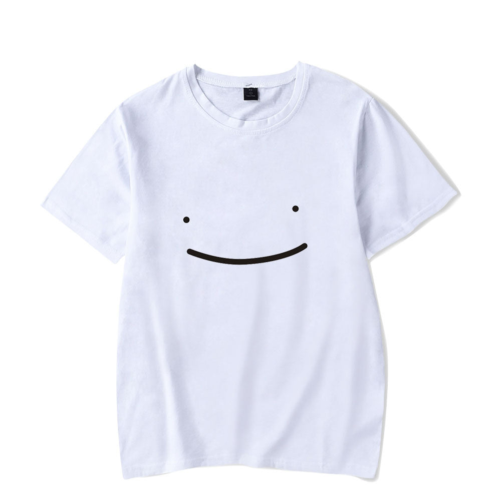 Dreamwastaken Novelty Hoodies Dream Merch Shirt Short Sleeve Round Neck Loose T-shirt