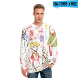 Dreamwastaken Novelty Hoodies Dream Merch Shirt Dreamwastaken Printed Sweater Casual Loose 3D Round Neck Sweater