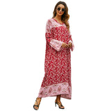 Women Plus Size Dresses Spring/Summer Loose Printed Dress