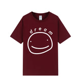 Dreamwastaken Novelty Hoodies Dream Merch Shirt Printed Casual Stylish Loose Short Sleeve T-shirt