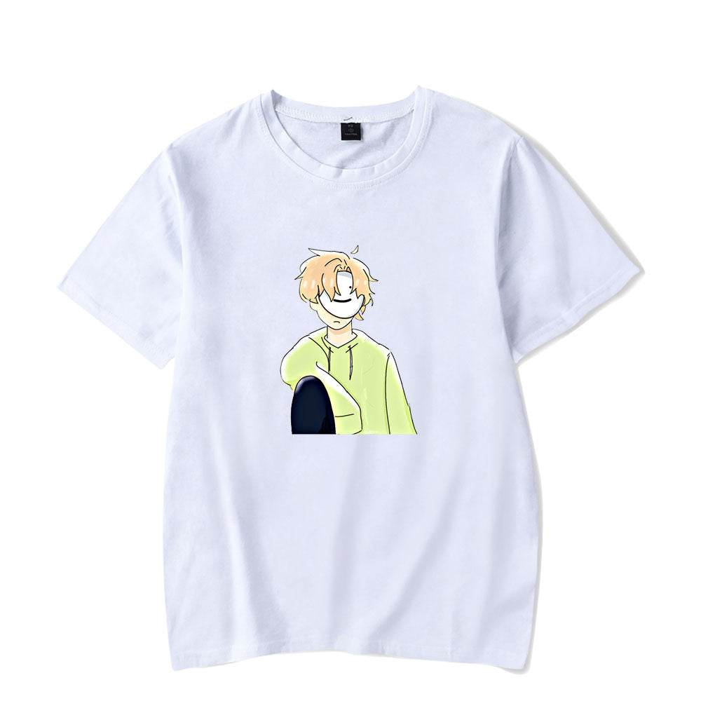 Dreamwastaken Novelty Hoodies Dream Merch Shirt Short Sleeve Round Neck Loose T-shirt