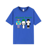 Dreamwastaken Novelty Hoodies Dream Merch Shirt 2D Printed Short Sleeve Round Neck Loose T-shirt