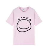 Dreamwastaken Novelty Hoodies Dream Merch Shirt Printed Casual Stylish Loose Short Sleeve T-shirt