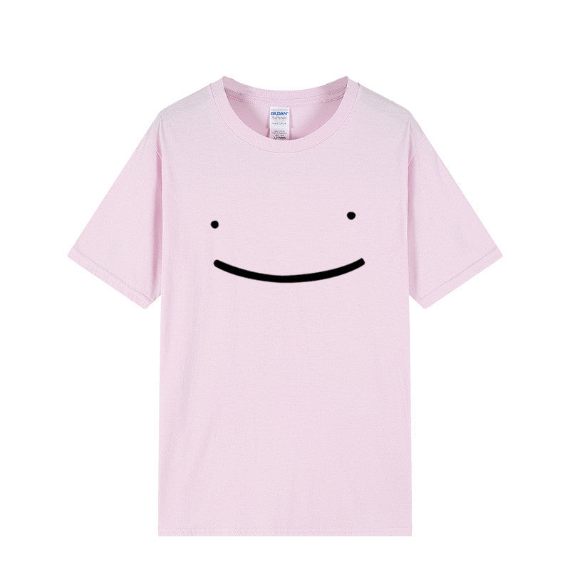 Dreamwastaken Novelty Hoodies Dream Merch Shirt 2D Printed Short Sleeve Round Neck Loose T-shirt