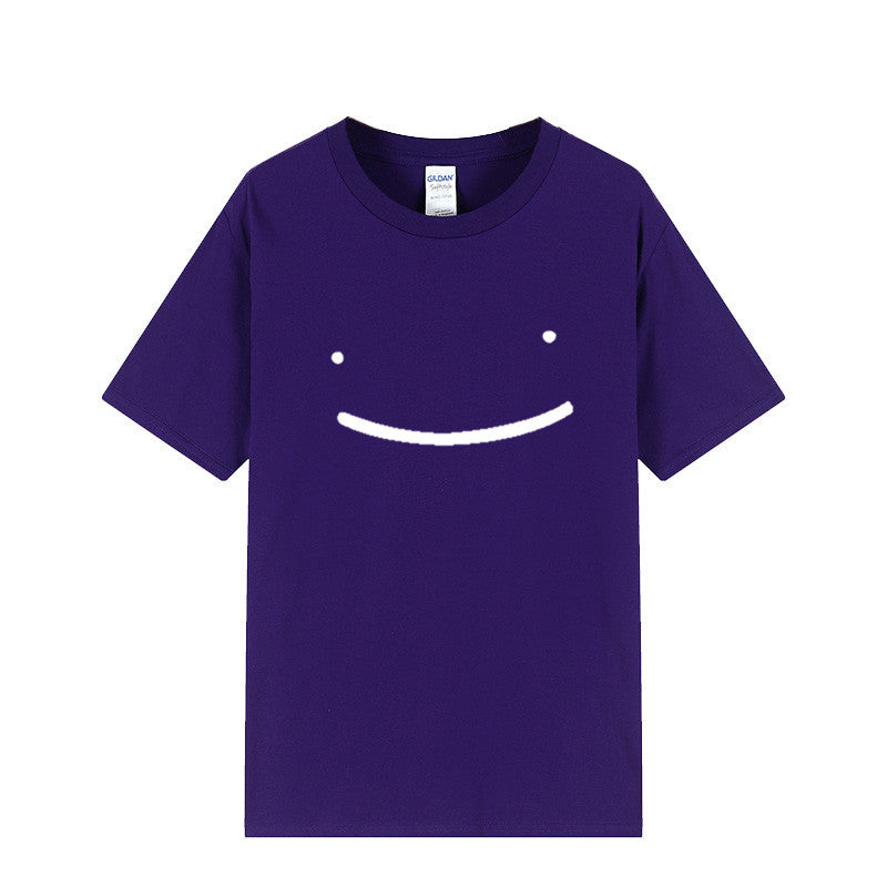 Dreamwastaken Novelty Hoodies Dream Merch Shirt 2D Printed Short Sleeve Round Neck Loose T-shirt