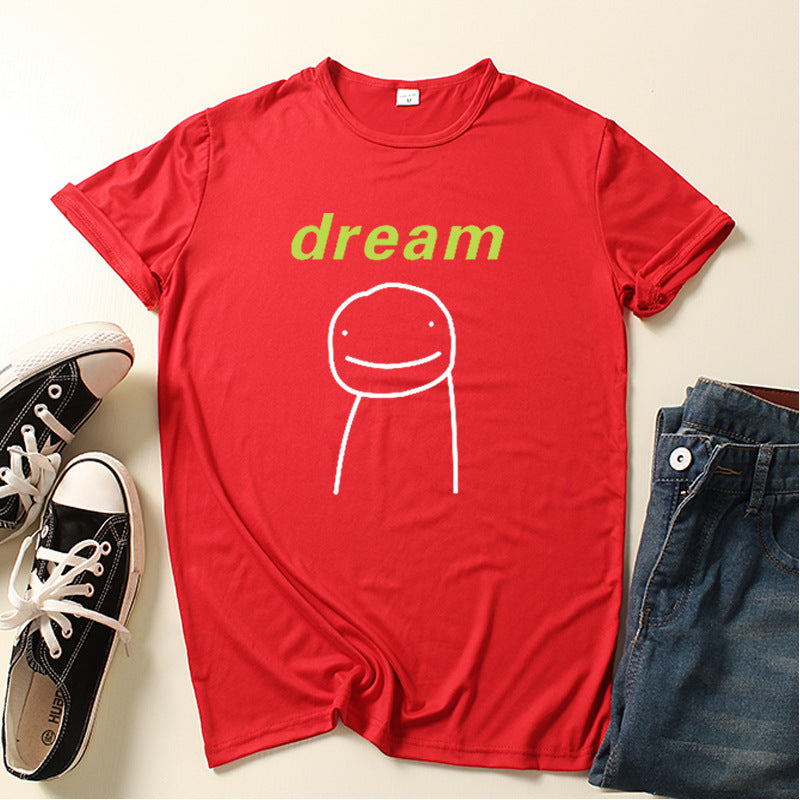 Dreamwastaken Novelty Hoodies Dream Merch Shirt Dreamwastaken Cartoon Fashion T-shirt Top