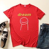 Dreamwastaken Novelty Hoodies Dream Merch Shirt Dreamwastaken Cartoon Fashion T-shirt Top