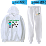 Dreamwastaken Novelty Hoodies Dream Merch Shirt Fashion Casual Printing Hoodie Ankle Banded Pants Suit