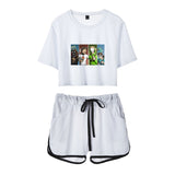 Dreamwastaken Men's Novelty Hoodies Dream Merch Shirt Printed Casual Fashion Loose Exposed Navel Suit
