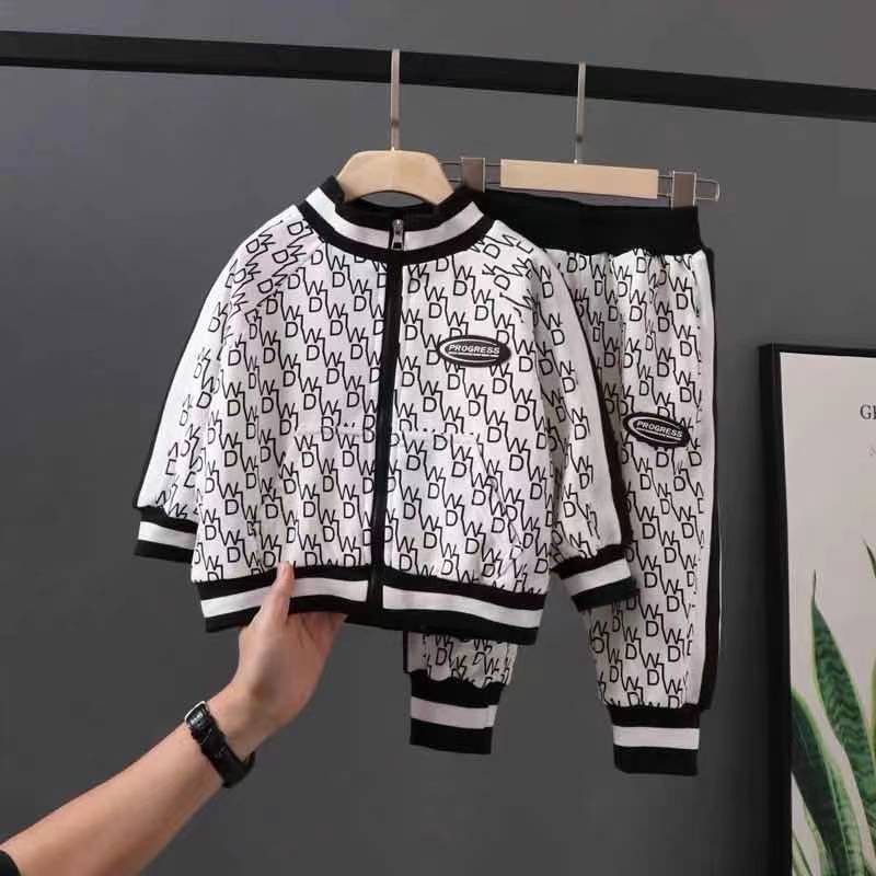 Kid's Athletic Tracksuit Boys Spring Clothing Clothes Two-Piece Suit