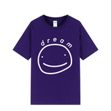 Dreamwastaken Novelty Hoodies Dream Merch Shirt Printed Casual Stylish Loose Short Sleeve T-shirt