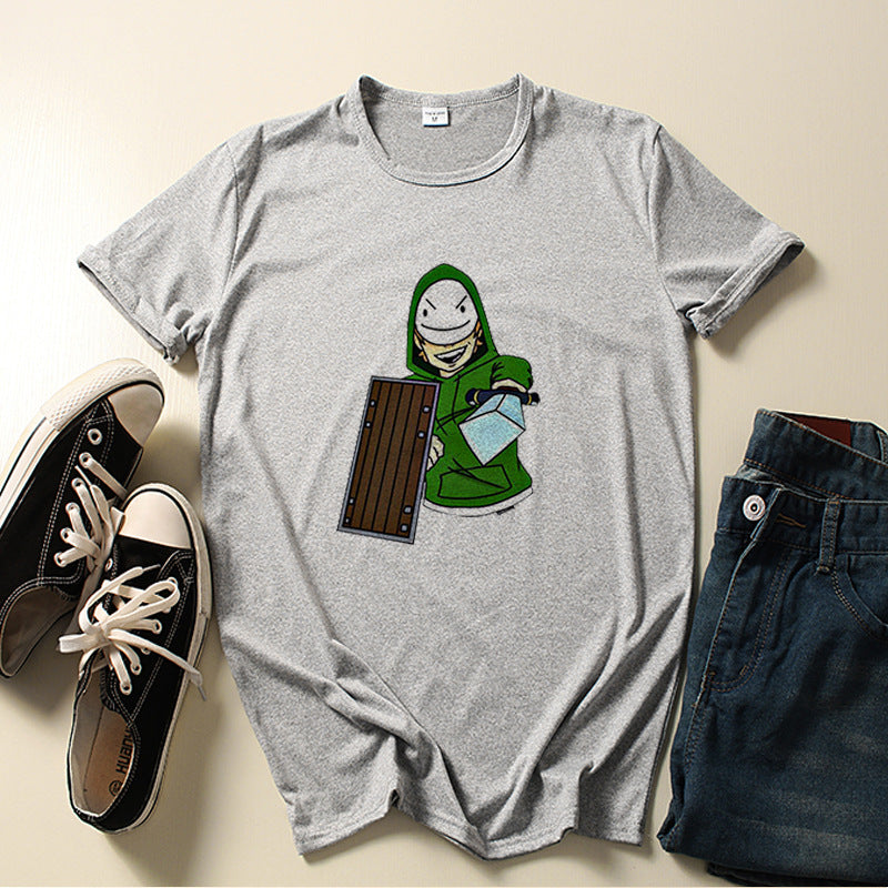 Dreamwastaken Novelty Hoodies Dream Merch Shirt Dreamwastaken Summer Fashion Cartoon Animation Short Sleeve T-shirt Top