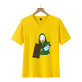 Dreamwastaken Novelty Hoodies Dream Merch Shirt 2D Printing Fashion V-neck Short Sleeved T-shirt ''Summer