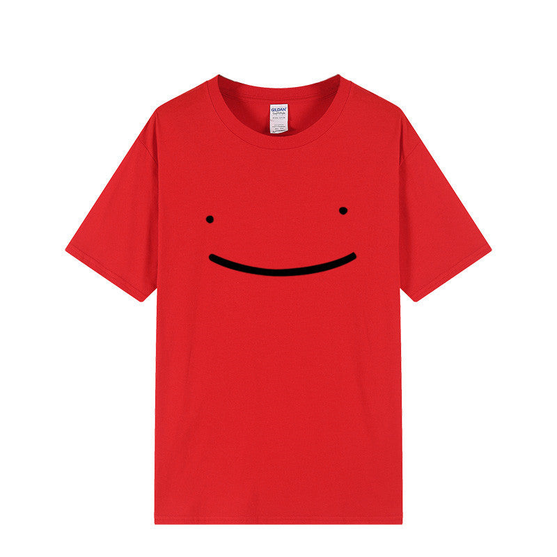 Dreamwastaken Novelty Hoodies Dream Merch Shirt 2D Printed Short Sleeve Round Neck Loose T-shirt