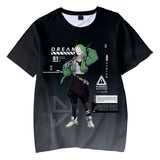 Dreamwastaken Novelty Hoodies Dream Merch Shirt 3D Printed Casual Fashion Short Sleeve T-shirt