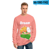 Dreamwastaken Novelty Hoodies Dream Merch Shirt Dreamwastaken Printed Sweater Casual Loose 3D Round Neck Sweater