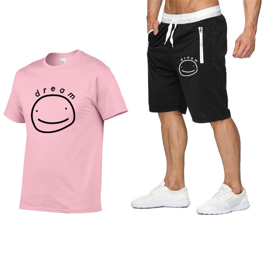 Dreamwastaken Novelty Hoodies Dream Merch Shirt Printed Short Sleeve T-shirt Set