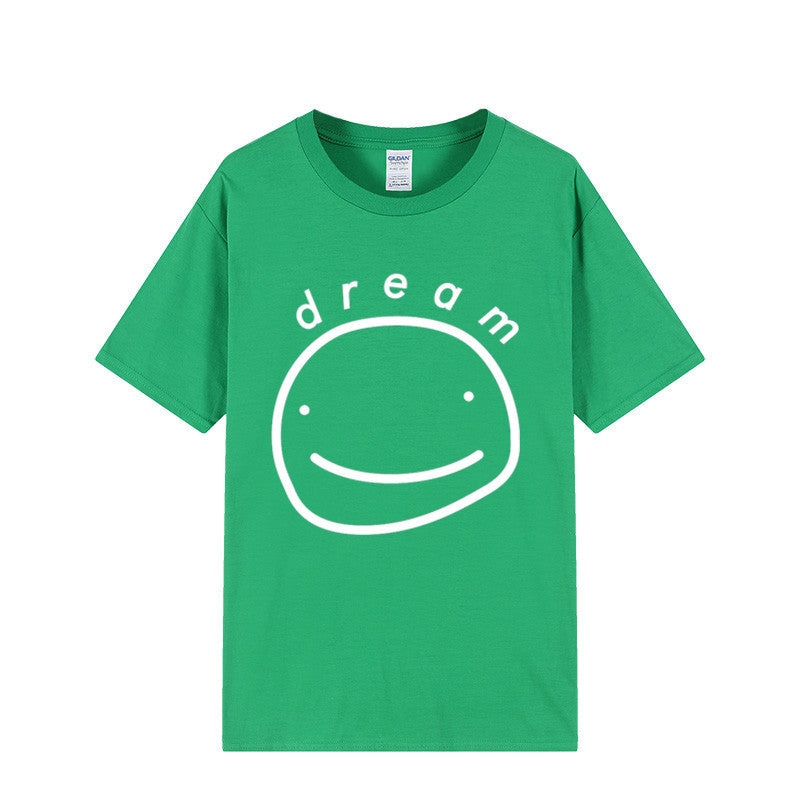 Dreamwastaken Novelty Hoodies Dream Merch Shirt Printed Casual Stylish Loose Short Sleeve T-shirt