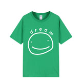 Dreamwastaken Novelty Hoodies Dream Merch Shirt Printed Casual Stylish Loose Short Sleeve T-shirt