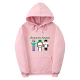 Dreamwastaken Novelty Hoodies Dream Merch Shirt 2D Printed Casual Fashion Loose Hooded Sweater