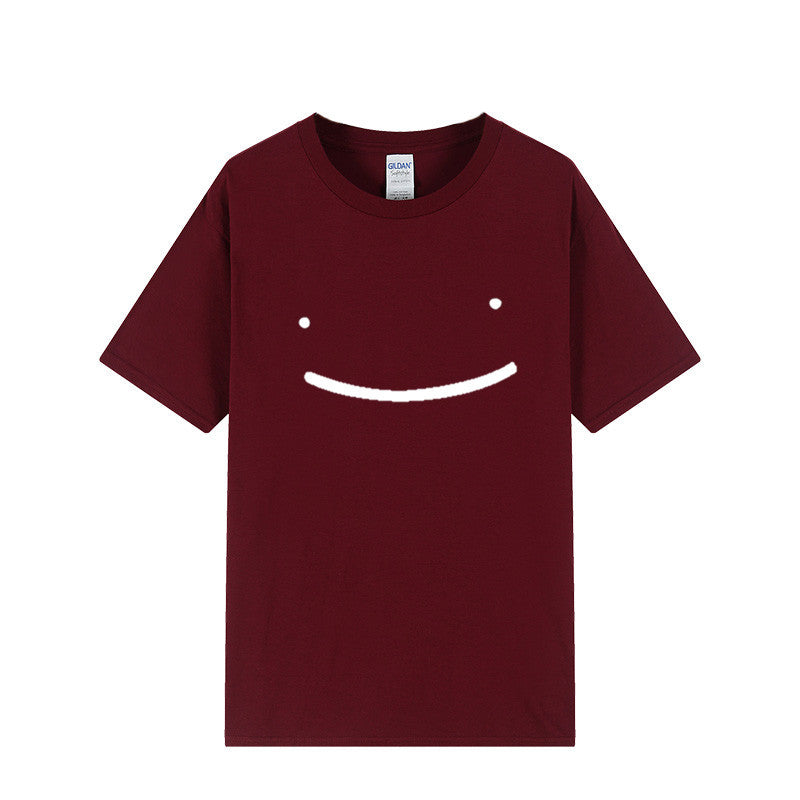 Dreamwastaken Novelty Hoodies Dream Merch Shirt 2D Printed Short Sleeve Round Neck Loose T-shirt
