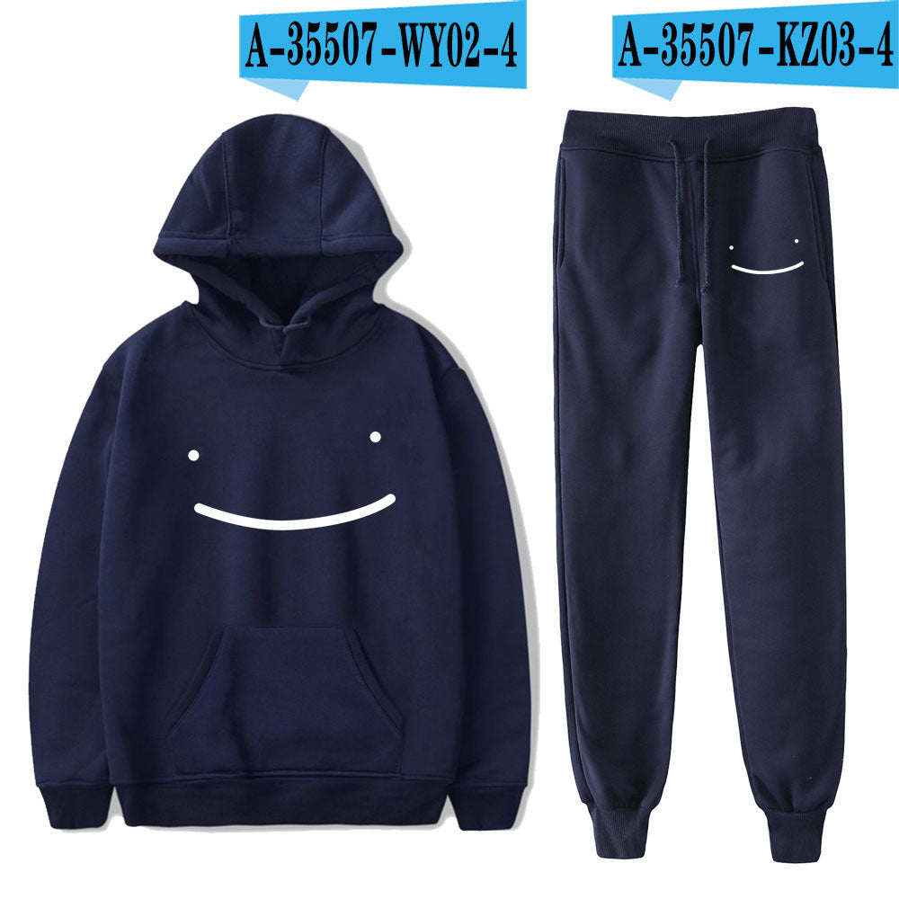 Dreamwastaken Novelty Hoodies Dream Merch Shirt Fashion Casual Printing Hoodie Ankle Banded Pants Suit