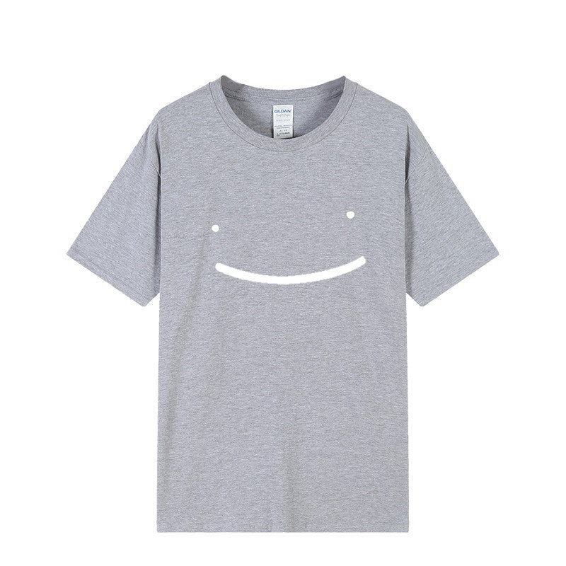 Dreamwastaken Novelty Hoodies Dream Merch Shirt 2D Printed Short Sleeve Round Neck Loose T-shirt