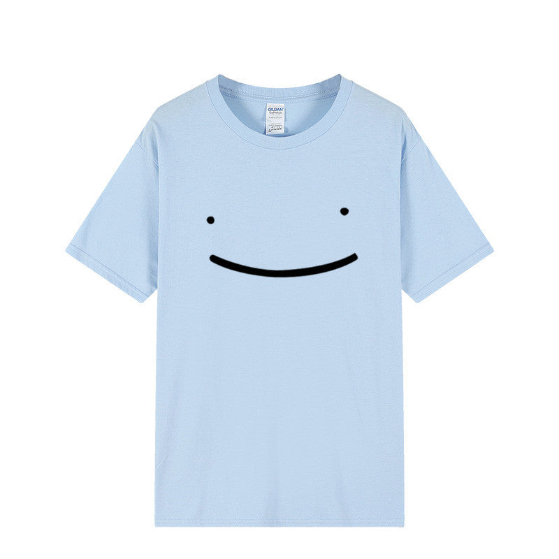 Dreamwastaken Novelty Hoodies Dream Merch Shirt 2D Printed Short Sleeve Round Neck Loose T-shirt