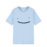Dreamwastaken Novelty Hoodies Dream Merch Shirt 2D Printed Short Sleeve Round Neck Loose T-shirt