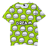 Dreamwastaken Novelty Hoodies Dream Merch Shirt 3D Printed Casual Fashion Short Sleeve T-shirt