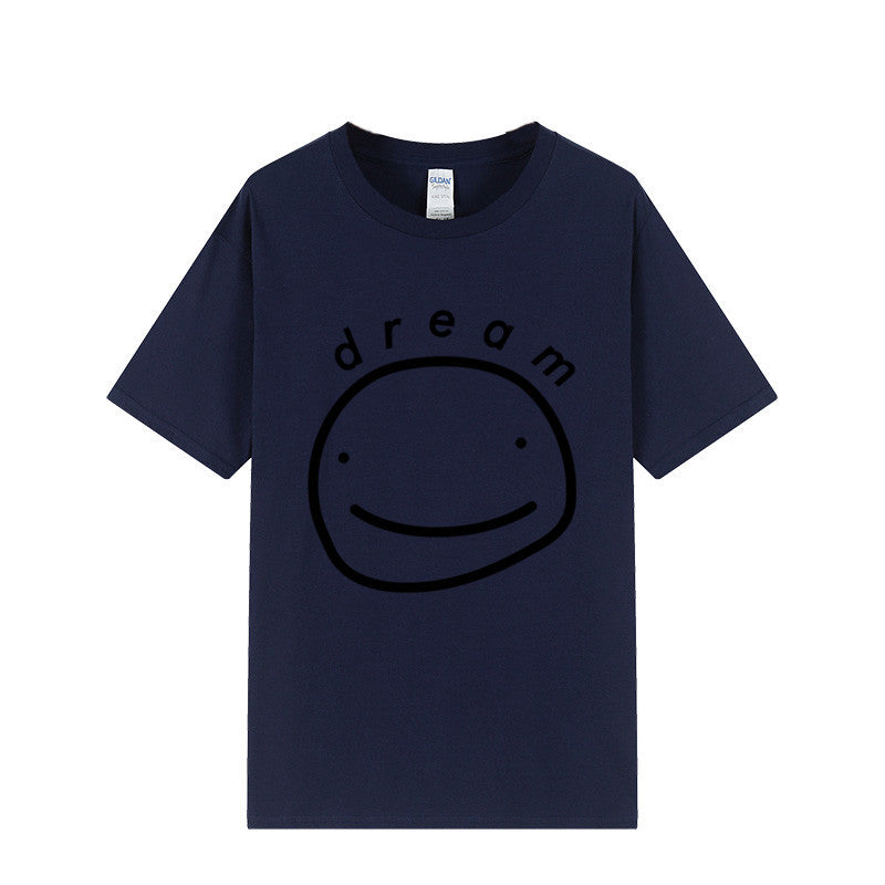 Dreamwastaken Novelty Hoodies Dream Merch Shirt Printed Casual Stylish Loose Short Sleeve T-shirt