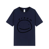Dreamwastaken Novelty Hoodies Dream Merch Shirt Printed Casual Stylish Loose Short Sleeve T-shirt