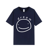 Dreamwastaken Novelty Hoodies Dream Merch Shirt Printed Casual Stylish Loose Short Sleeve T-shirt