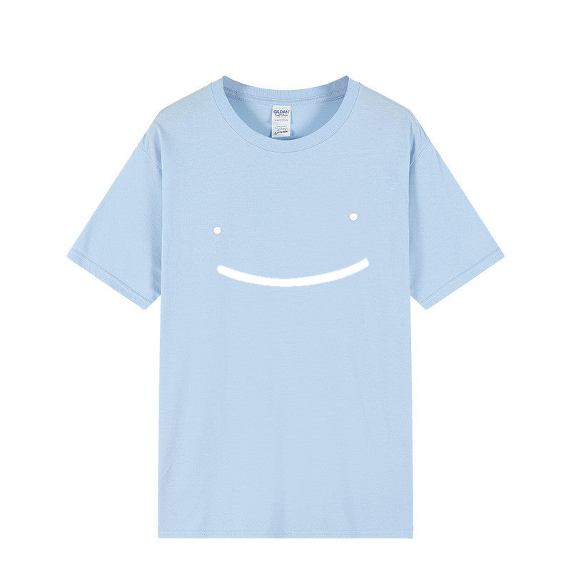 Dreamwastaken Novelty Hoodies Dream Merch Shirt 2D Printed Short Sleeve Round Neck Loose T-shirt