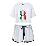 Dreamwastaken Men's Novelty Hoodies Dream Merch Shirt Printed Casual Fashion Loose Exposed Navel Suit