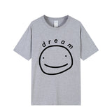 Dreamwastaken Novelty Hoodies Dream Merch Shirt Printed Casual Stylish Loose Short Sleeve T-shirt