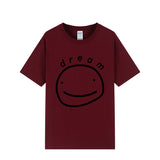 Dreamwastaken Novelty Hoodies Dream Merch Shirt Printed Casual Stylish Loose Short Sleeve T-shirt