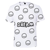Dreamwastaken Novelty Hoodies Dream Merch Shirt 3D Short Sleeve T-shirt Casual Loose
