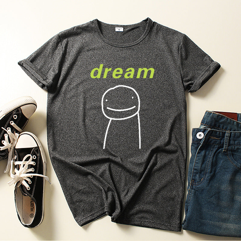 Dreamwastaken Novelty Hoodies Dream Merch Shirt Dreamwastaken Cartoon Fashion T-shirt Top