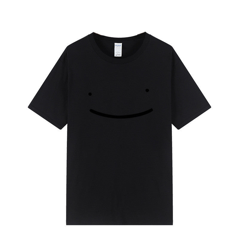 Dreamwastaken Novelty Hoodies Dream Merch Shirt 2D Printed Short Sleeve Round Neck Loose T-shirt